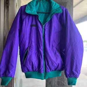 Vintage 1980s blue/purple reversible columbia
